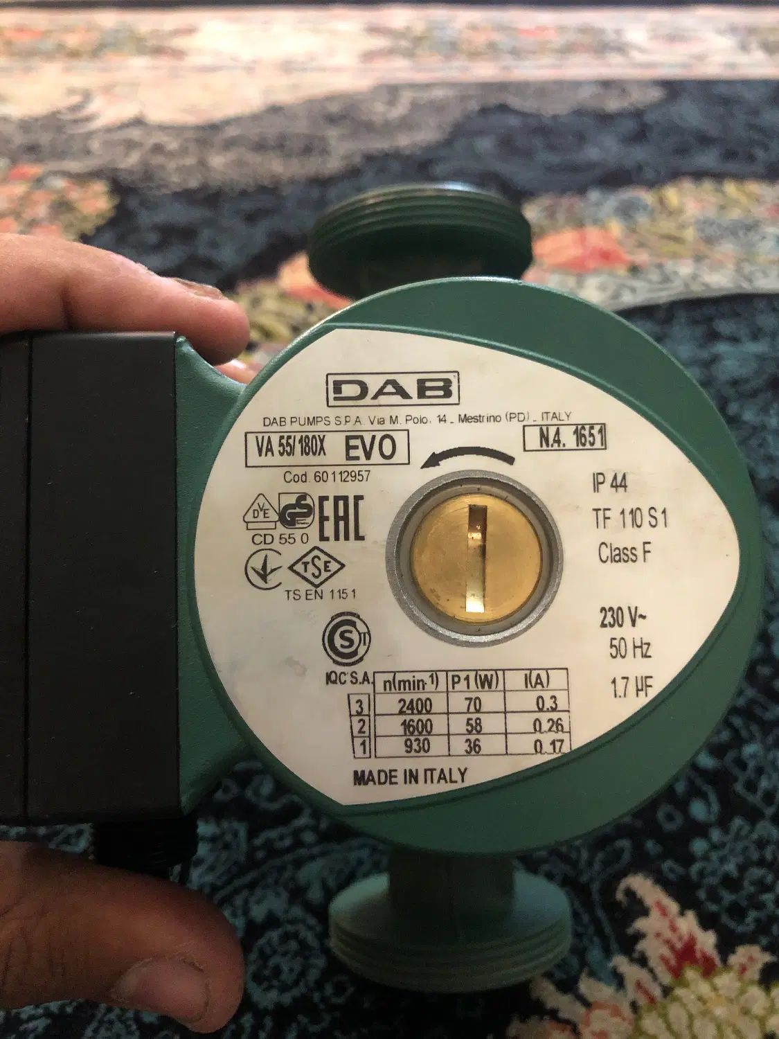 پمب ال DAB|آبگرمکن، پکیج، شوفاژ|تهران, شکوفه (عبدل آباد)|دیوار