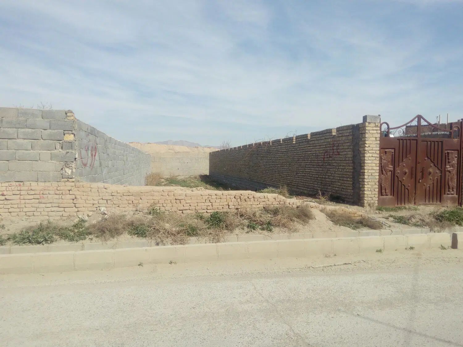 زمین دوکله اول جاده کلات حاشیه روستای دراباد امام|فروش زمین و ملک کلنگی|مشهد, درابد امام|دیوار