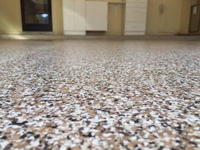 اجرای کفپوش های اپوکسی تراتزو و Flakes epoxy|خدمات پیشه و مهارت|تهران, شهرک شهید باقری|دیوار