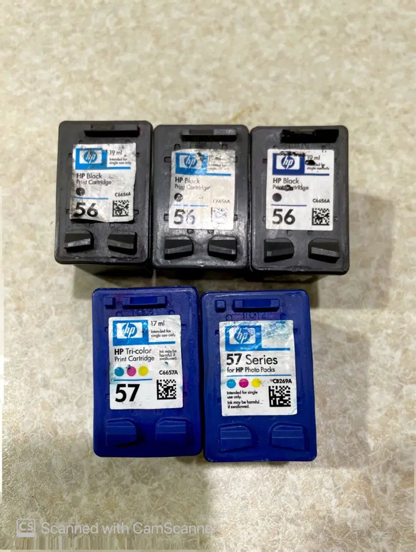 کاتریج hp / کارکرده / رنگی و سیاه سفید/ قابل شارژ|پرینتر، اسکنر، کپی، فکس|تهران, نارمک|دیوار