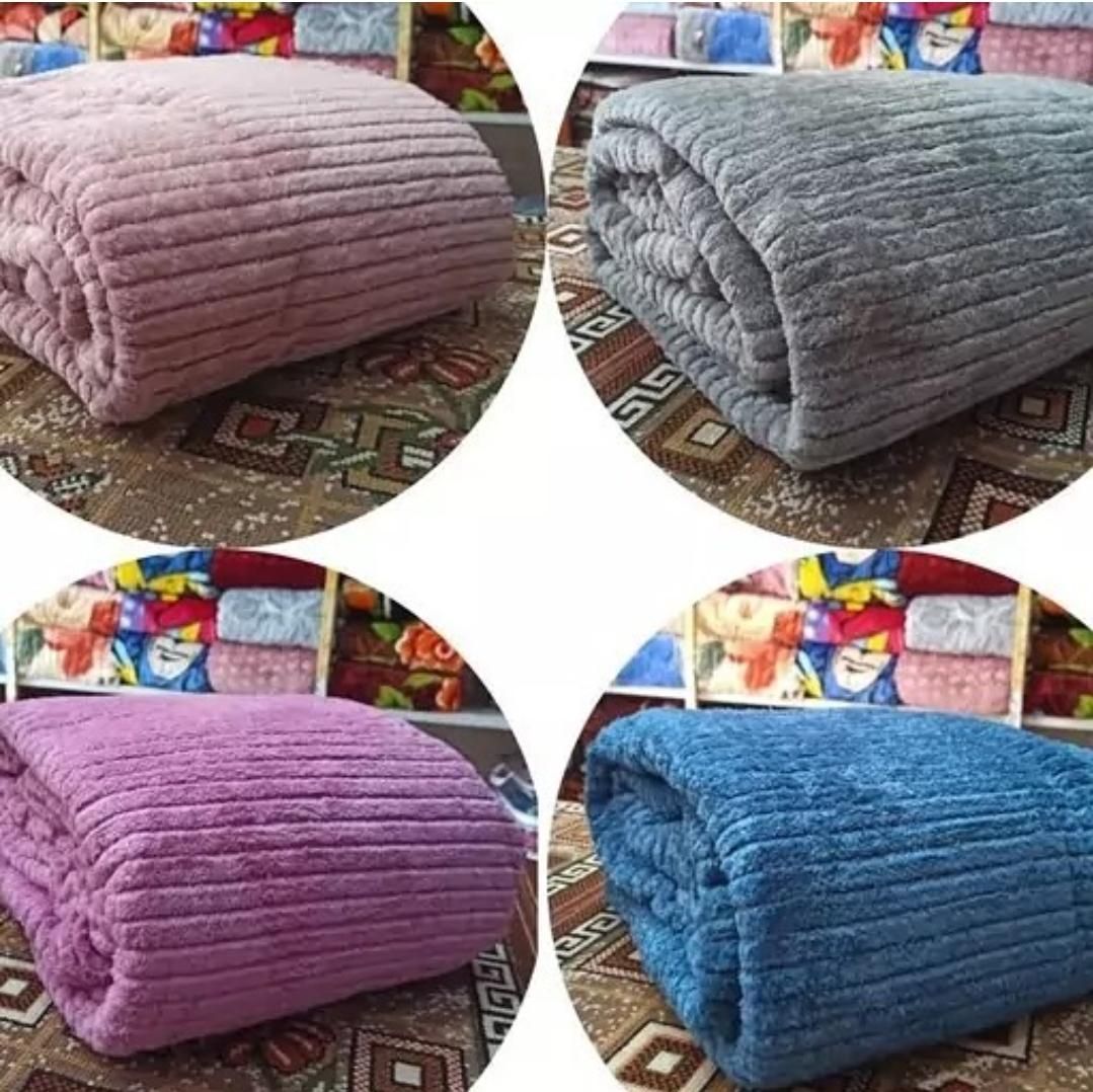 پتو مخمل کرکره ای|رختخواب، بالش، پتو|سمنان, |دیوار
