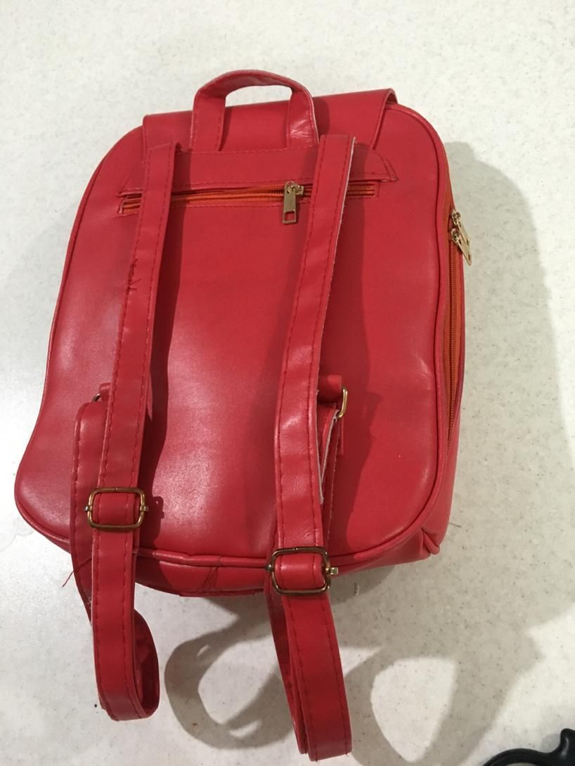 کیف کوله قرمز اناری|کیف، کفش، کمربند|تهران, جیحون|دیوار