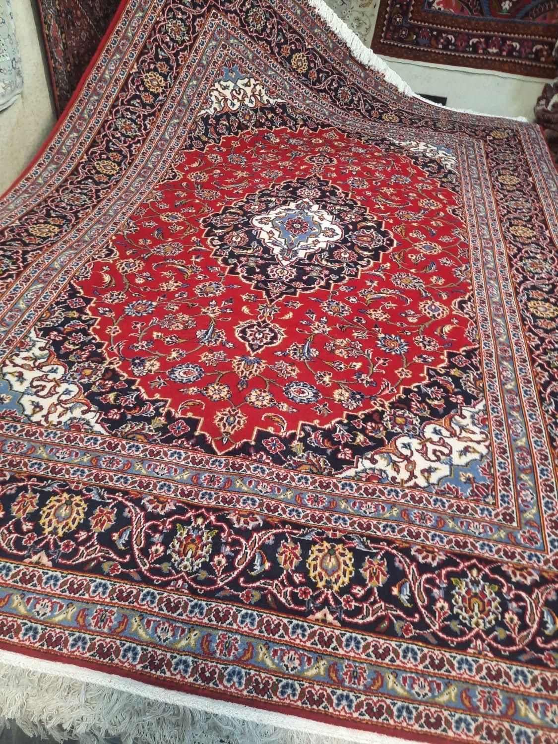 یک جفت فرش ۶ متری دستباف کاشان|فرش|کرج, برغان|دیوار