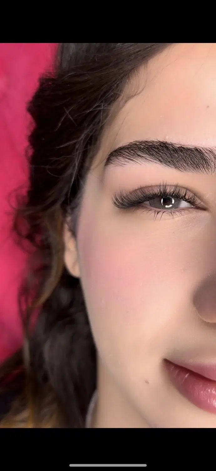 مدل اکستنشن مژه و لیفت ابرو فقط با هزینه مواد|خدمات آرایشگری و زیبایی|ماسال, |دیوار
