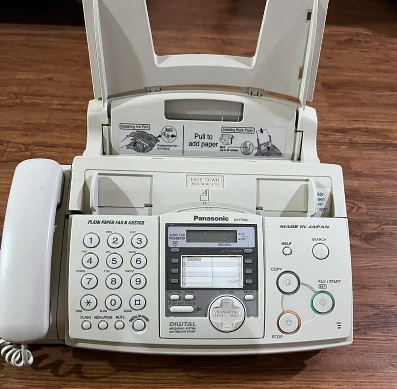 فکس ژاپنی Panasonic KX-FP362BX تلفن، منشی، کپی|پرینتر، اسکنر، کپی، فکس|بندرعباس, |دیوار