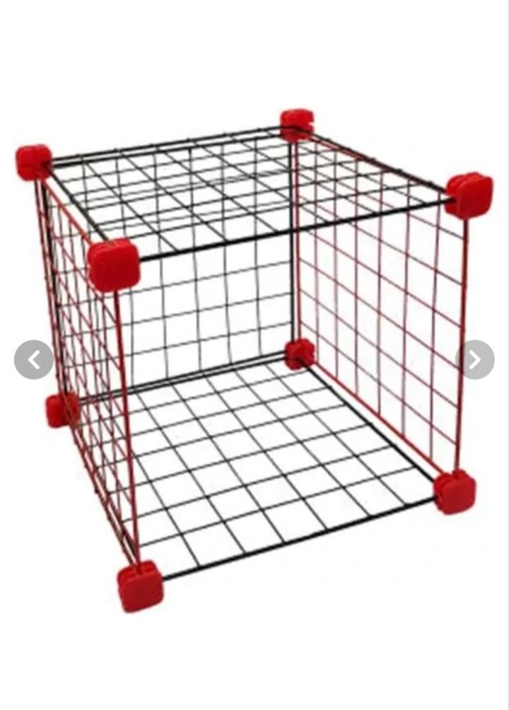 قفسه فلزی مشبک تمیز|کتابخانه، شلف، قفسههای دیواری|کرمانشاه, |دیوار