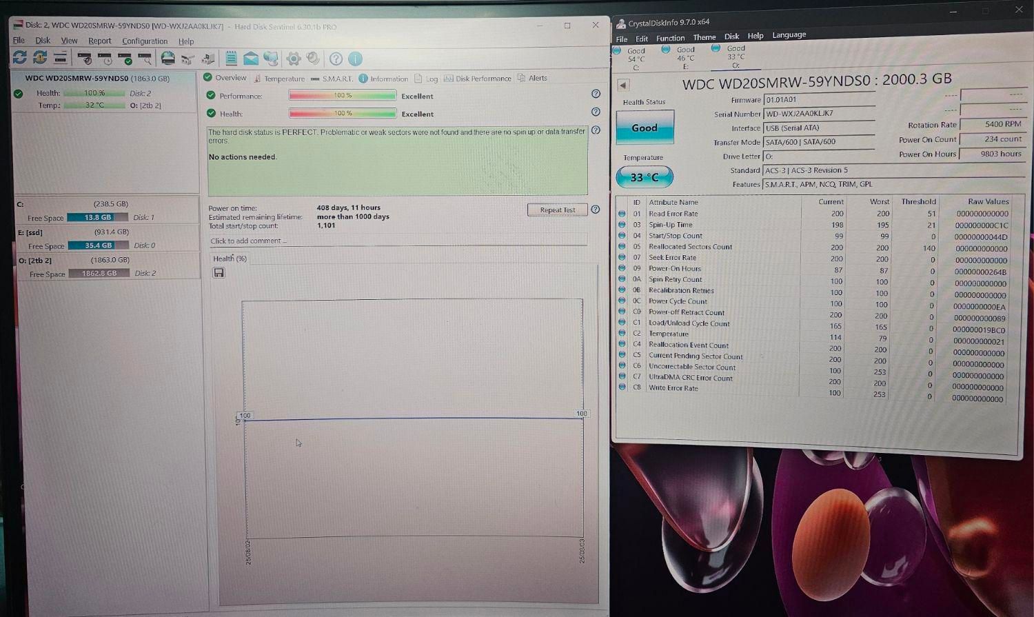 هارد 2tb اکسترنال وسترن دیجیتال ۲ ترابایت wd|قطعات و لوازم جانبی رایانه|تهران, افسریه شمالی|دیوار