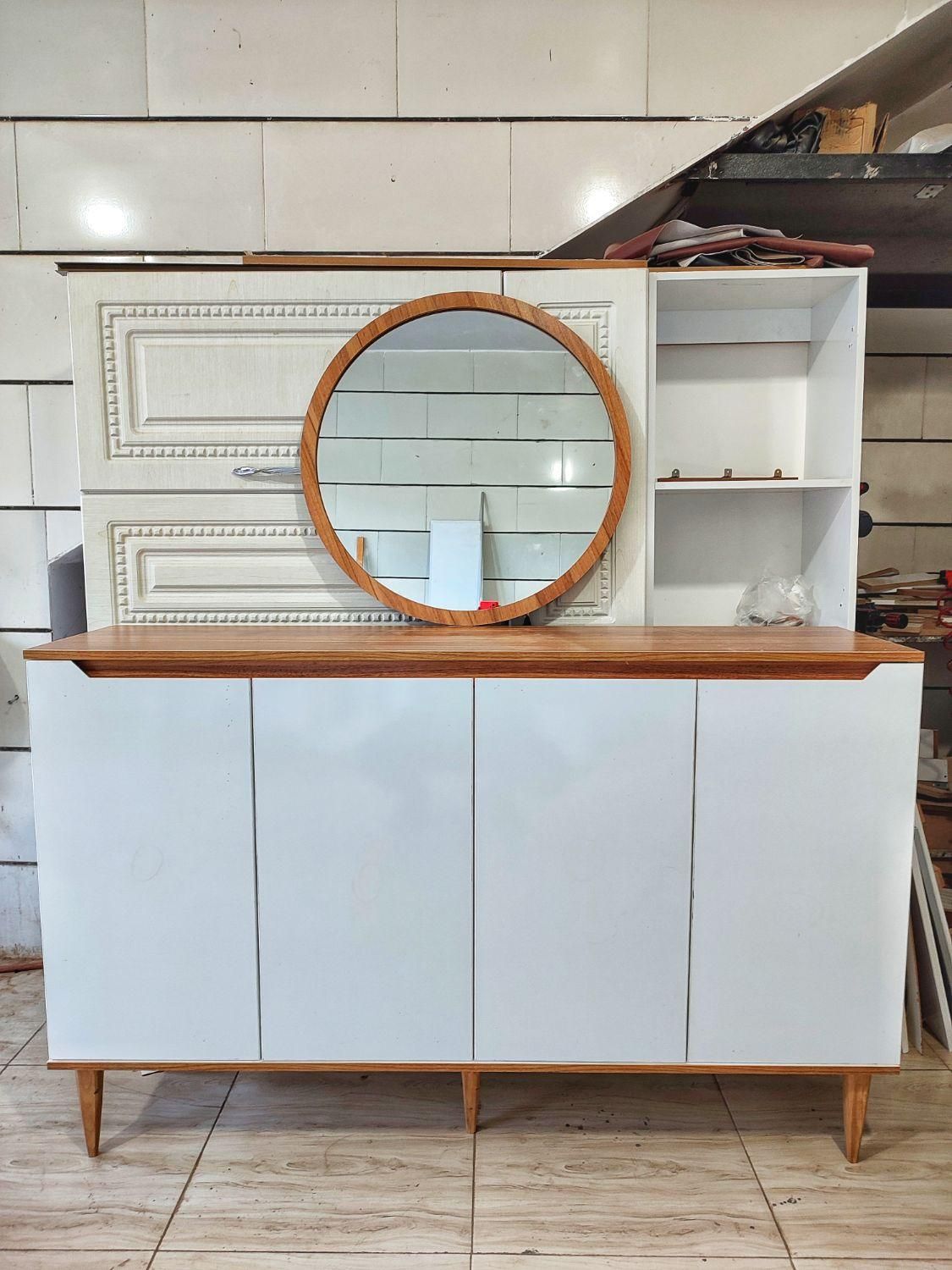 آینه کنسول(جاکفشی کنسولی)|بوفه، ویترین، کنسول|خرم‌آباد, |دیوار