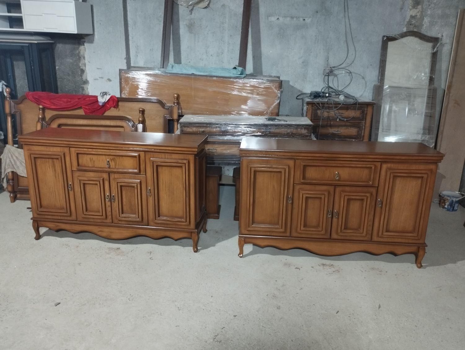 کنسول میز وجاکفشی چوبی|بوفه، ویترین، کنسول|مشهد, رسالت|دیوار