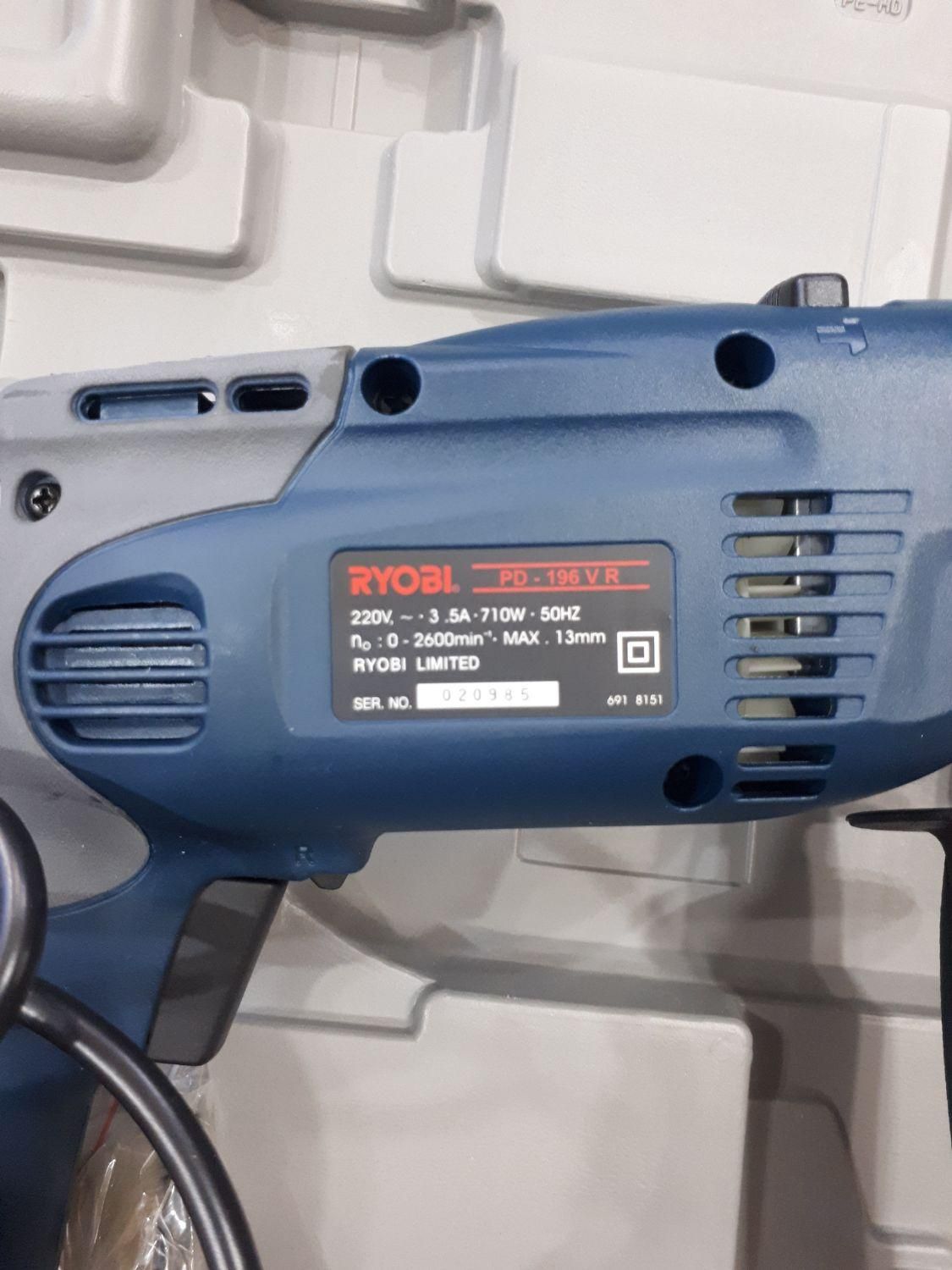 دریل چکشی ریوبی ۷۱۰وات ژاپن|ابزارآلات|رشت, حافظ آباد|دیوار