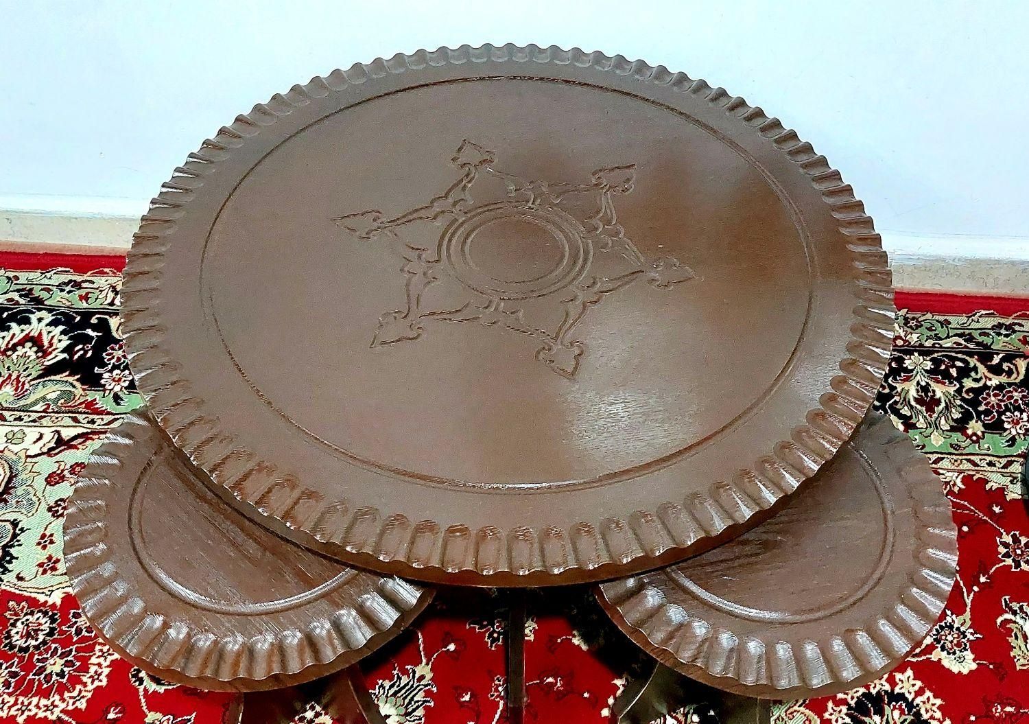 میز جلو مبلی و ۲ عسلی|مبلمان خانگی و میز عسلی|لاهیجان, گلستان|دیوار