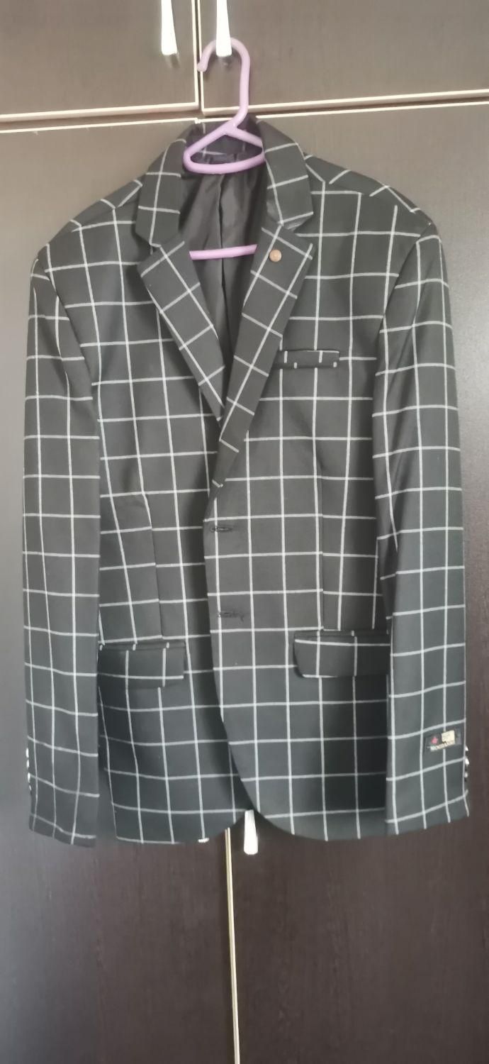 کت چهار خونه سایز 54|لباس|آستانه اشرفیه, |دیوار