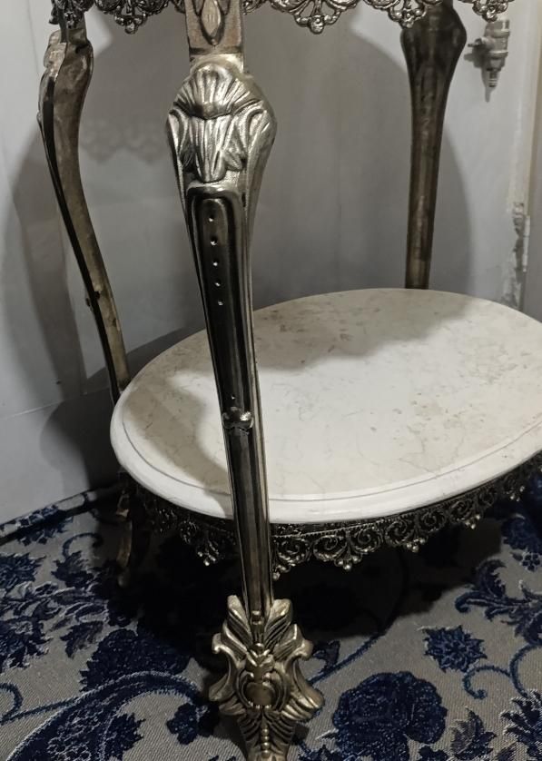 آینه و شمعدان و میز طرح نقره|بوفه، ویترین، کنسول|قم, نیروگاه|دیوار