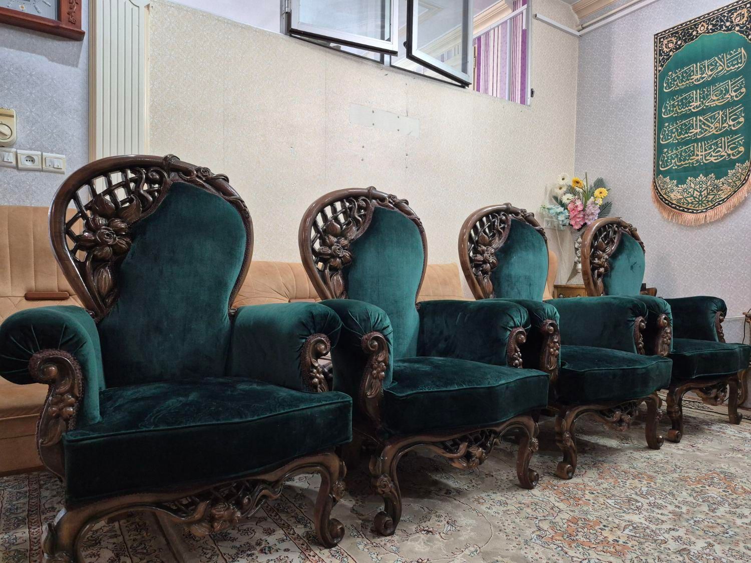 مبل سلطنتی|مبلمان خانگی و میز عسلی|یزد, |دیوار