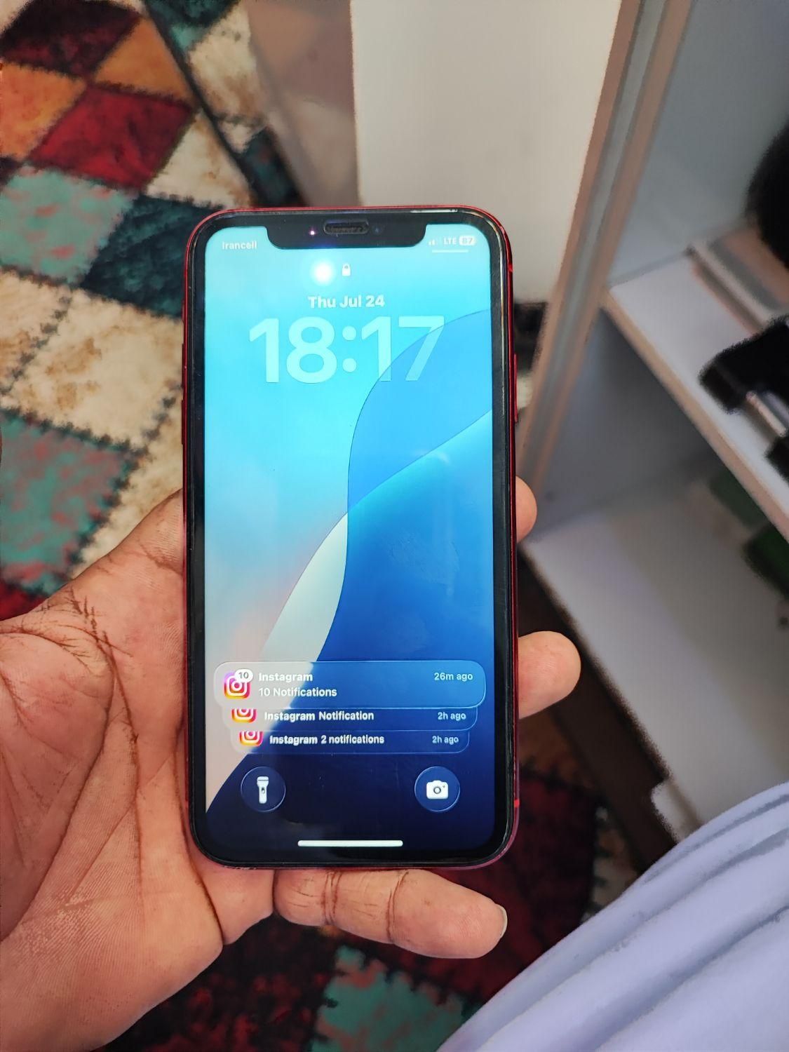 اپل iPhone 11 با حافظهٔ ۲۵۶ گیگابایت|موبایل|زاهدان, |دیوار