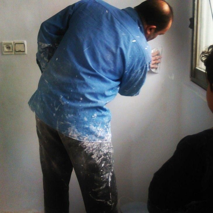 نقاشی ساختمان.رنگ کاری.رنگکاری|خدمات پیشه و مهارت|اسلامشهر, شهرک واوان|دیوار