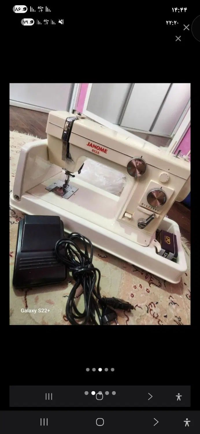 چرخ خژاطی ژانومه ۸۰۲ a|چرخ خیاطی و ریسندگی|تهران, تهران‌نو|دیوار