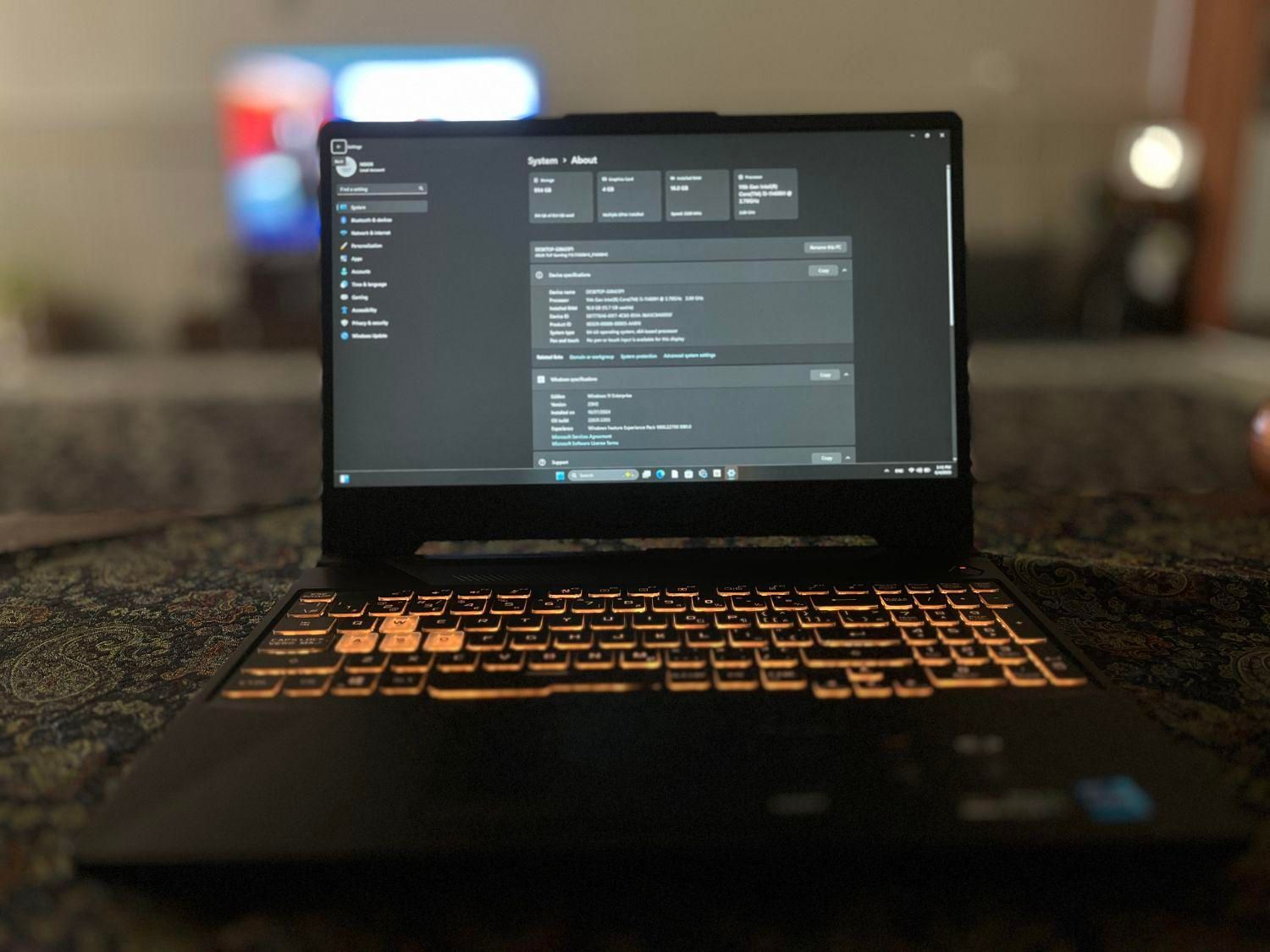 laptop asus Fx15|رایانه همراه|قم, شهرک فاطمیه|دیوار