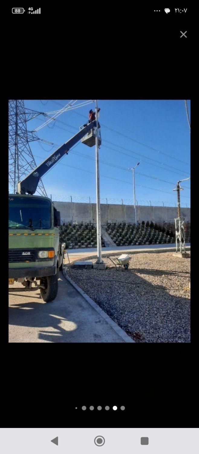 اجاره جرثقیل خاور( تخلیه بارگیری حمل وجابه جایی)|خدمات حمل و نقل|کرمانشاه, |دیوار