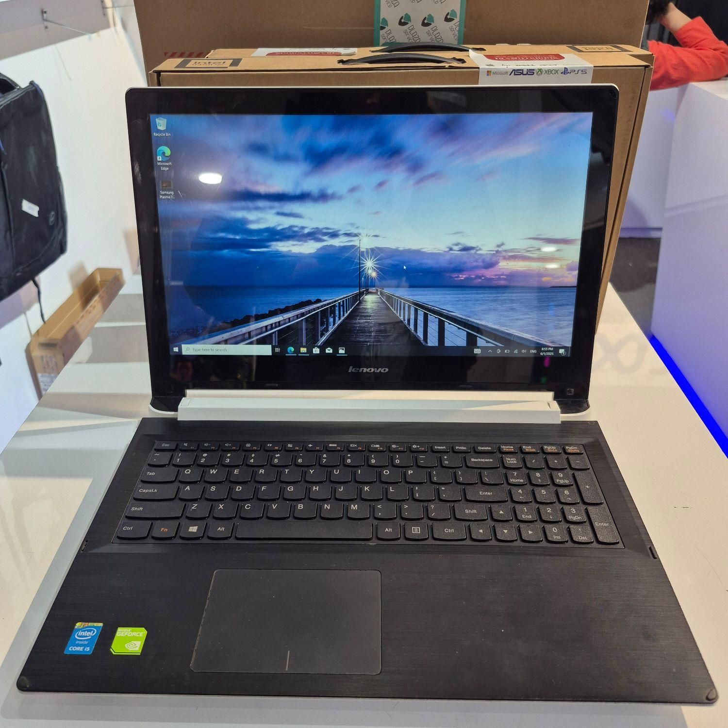 لپتاپ سفید رنگ لمسی گرافیکدار LENOVO هارد 1ترا|رایانه همراه|تهران, میرداماد|دیوار