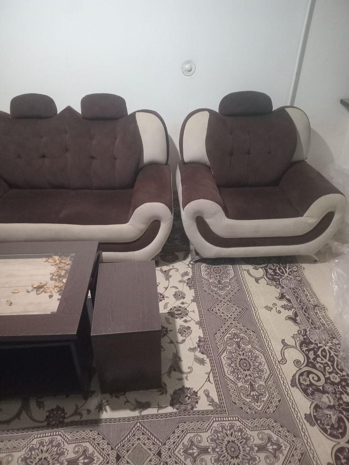 با سلام مبل ۷نفره با میزعسلی مبلمان درحدنو|مبلمان خانگی و میز عسلی|گرگان, |دیوار