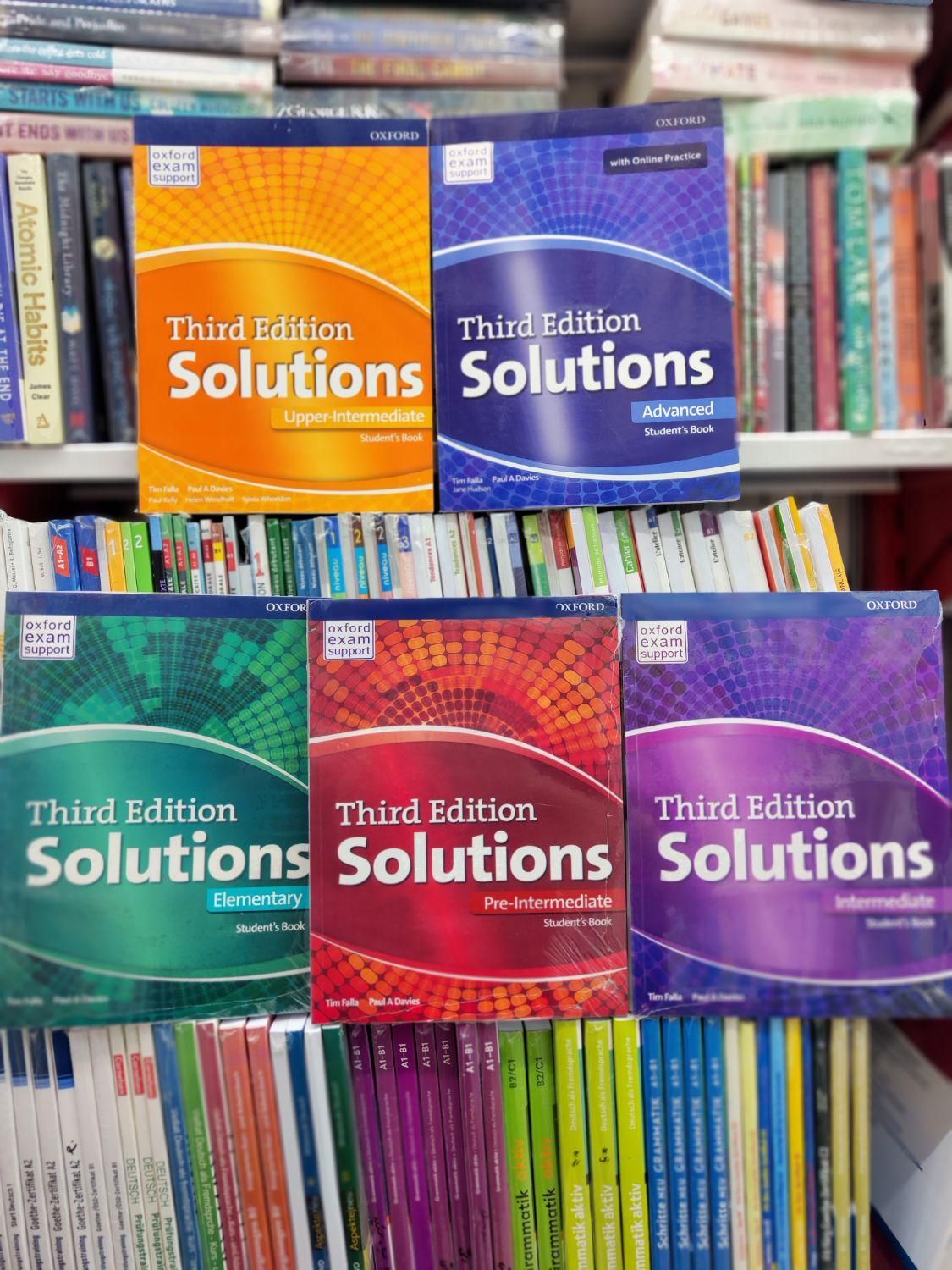 سولوشن solutions المنتری آپر پری اینترمدیت ادونس|کتاب و مجله آموزشی|مشهد, سراب|دیوار