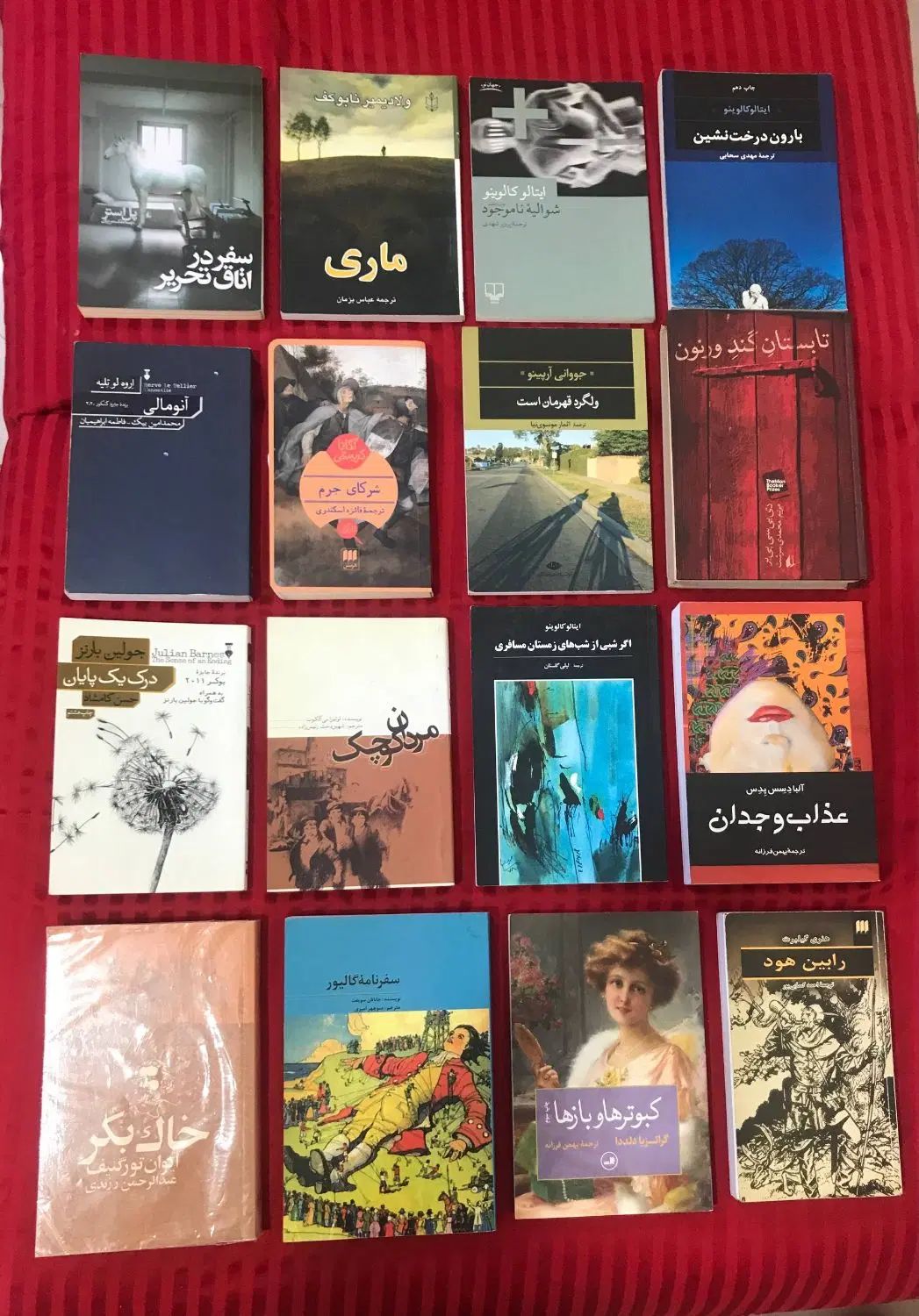 72 جلد کتاب رمان، زبان انگلیسی، نمایشنامه، شعر|کتاب و مجله ادبی|تهران, نصرت|دیوار