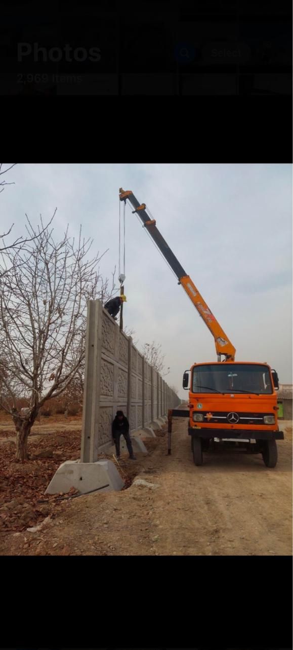 خاور جرثقیل سه تن کفی(مجهز به سبد بالابر و بسکت)|خدمات حمل و نقل|یزد, |دیوار