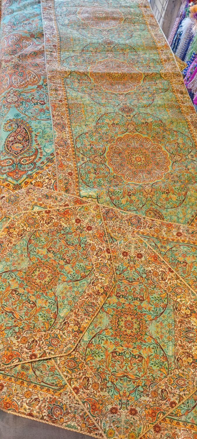 رومیزی ترمه ،سه تیکی عسلی ،سرویس کامل|پرده، رانر، رومیزی|مشهد, سپاد|دیوار