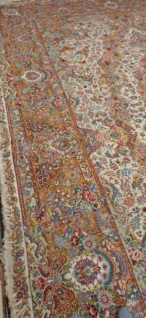 یک تخته فرش ۴*۶(۲۴)متری باغ بهشت سالاری ۶۱رج واقعی|فرش|تهران, افسریه شمالی|دیوار
