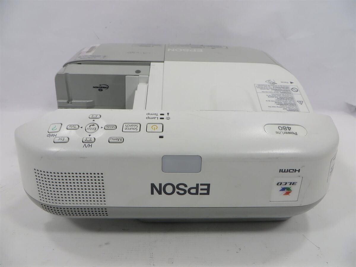 ویدئو پروژکتور فاصله نزدیک EPSON Powerlite 480|تلویزیون و پروژکتور|مشهد, هنرستان|دیوار