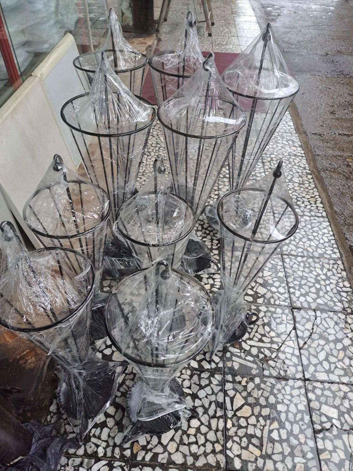 جا چتری فرفوژه جا چتری فلزی|عمده‌فروشی|رشت, سعدی (تختی)|دیوار