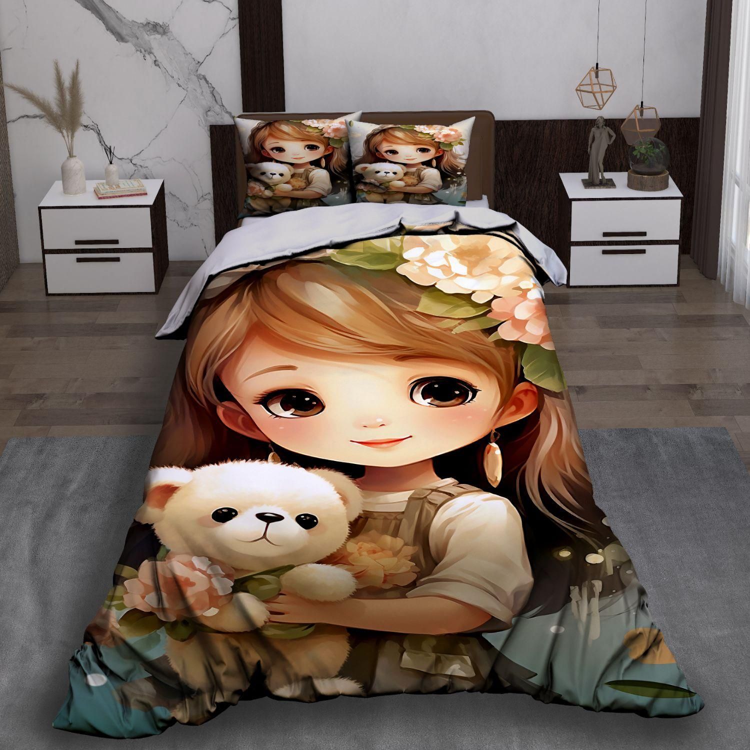 خوشخواب فانتزی 3D رو تختی/طرح خرس|سرویس روتختی|قم, زنبیل آباد|دیوار