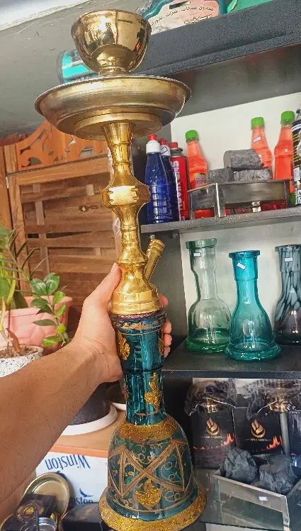 قلیان برنجی درحدنو|کلکسیون و سرگرمی|تهران, بیسیم|دیوار