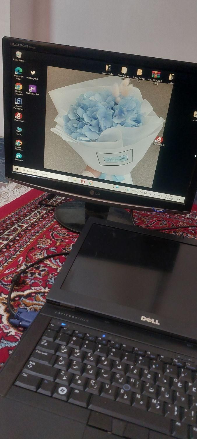 لب تاب dell cori 5  با ال سی دی 19 اینچ|رایانه همراه|جوانرود, |دیوار