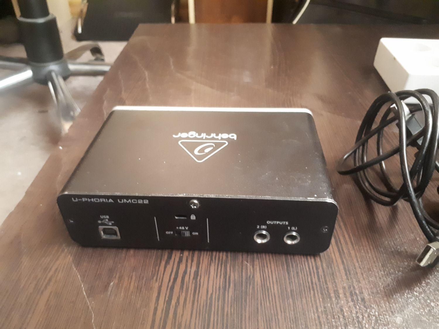 کارت صدای بهرینگر Behringer UMC22|آلات موسیقی|تهران, اکباتان|دیوار