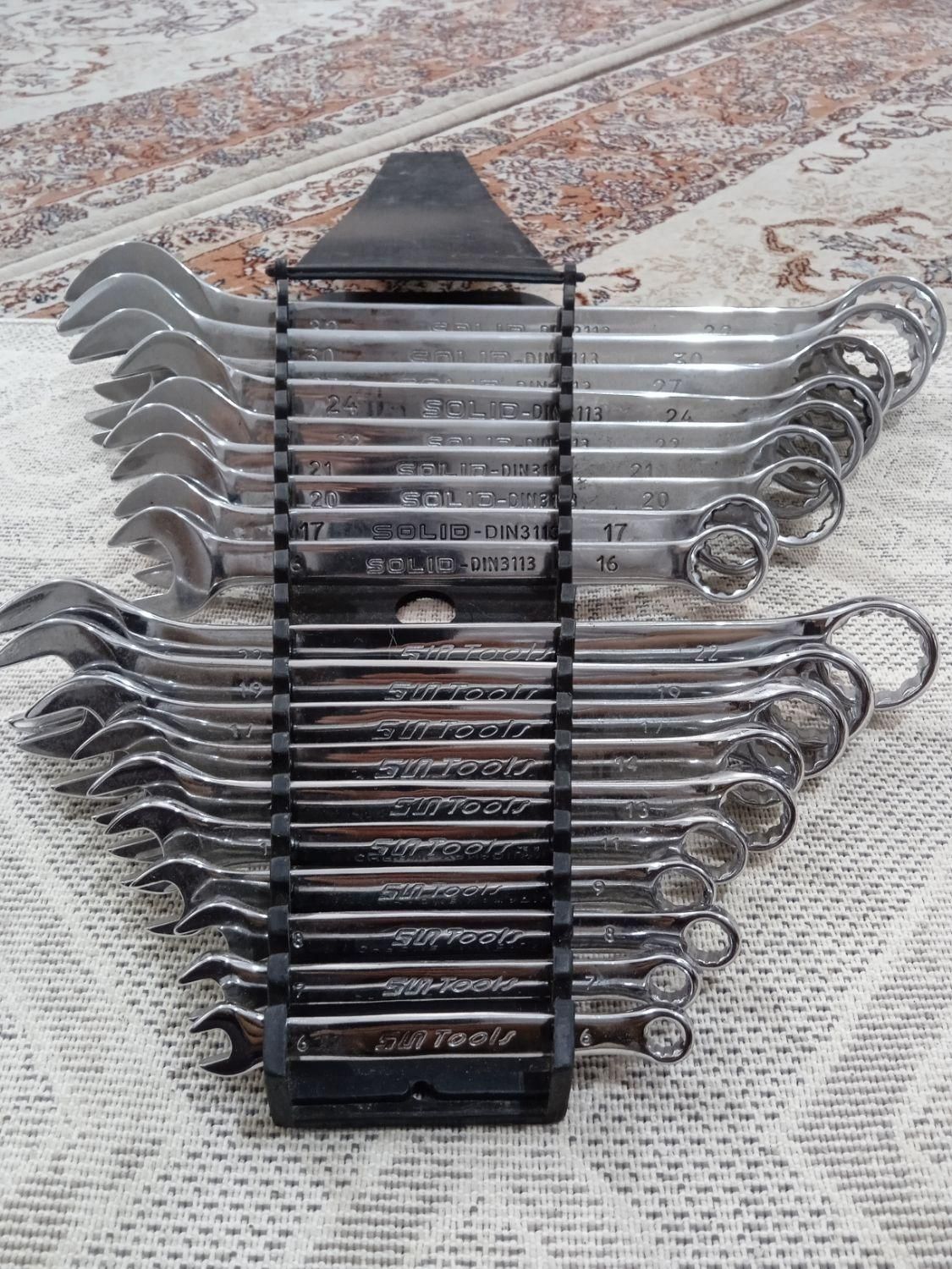 ابزار آلات...آچار یکسر تخت یکسر رینگی|ابزارآلات|رشت, یخسازی|دیوار