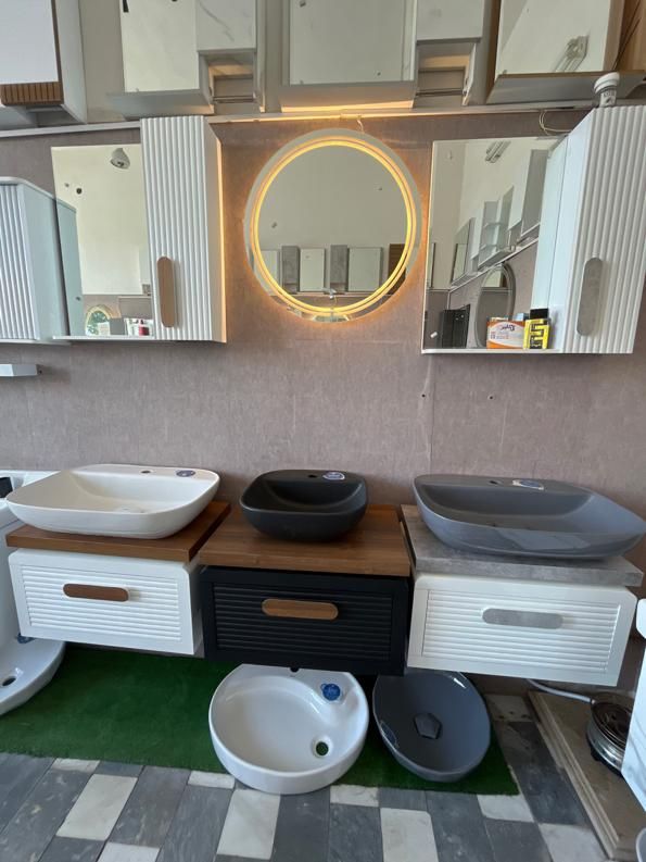 کابینت روشویی فول ست آروشا 60(کارخانه)|لوازم سرویس بهداشتی|تبریز, |دیوار