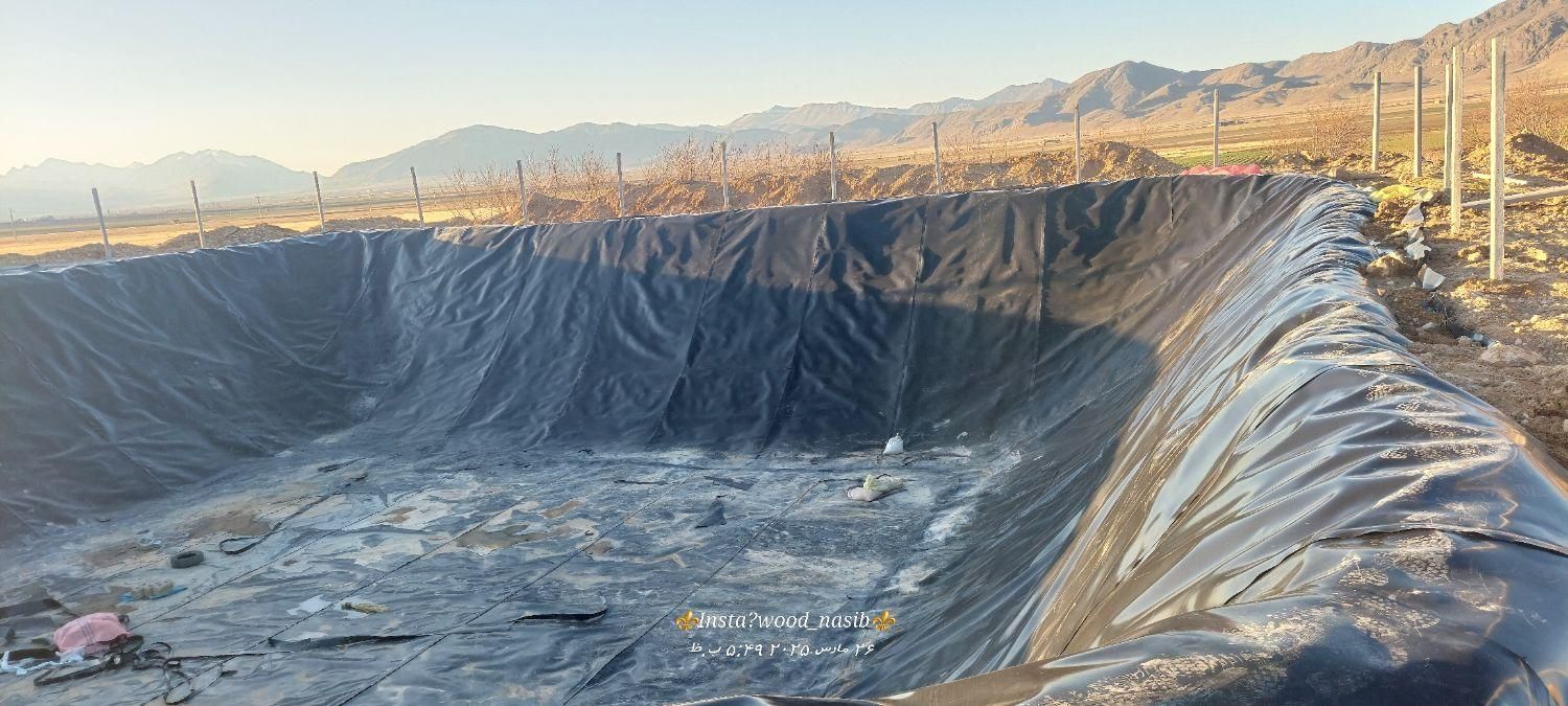 اجرای استخر های کشاورزی پلیمری ژئوممبران|خدمات باغبانی و درختکاری|شهرضا, |دیوار