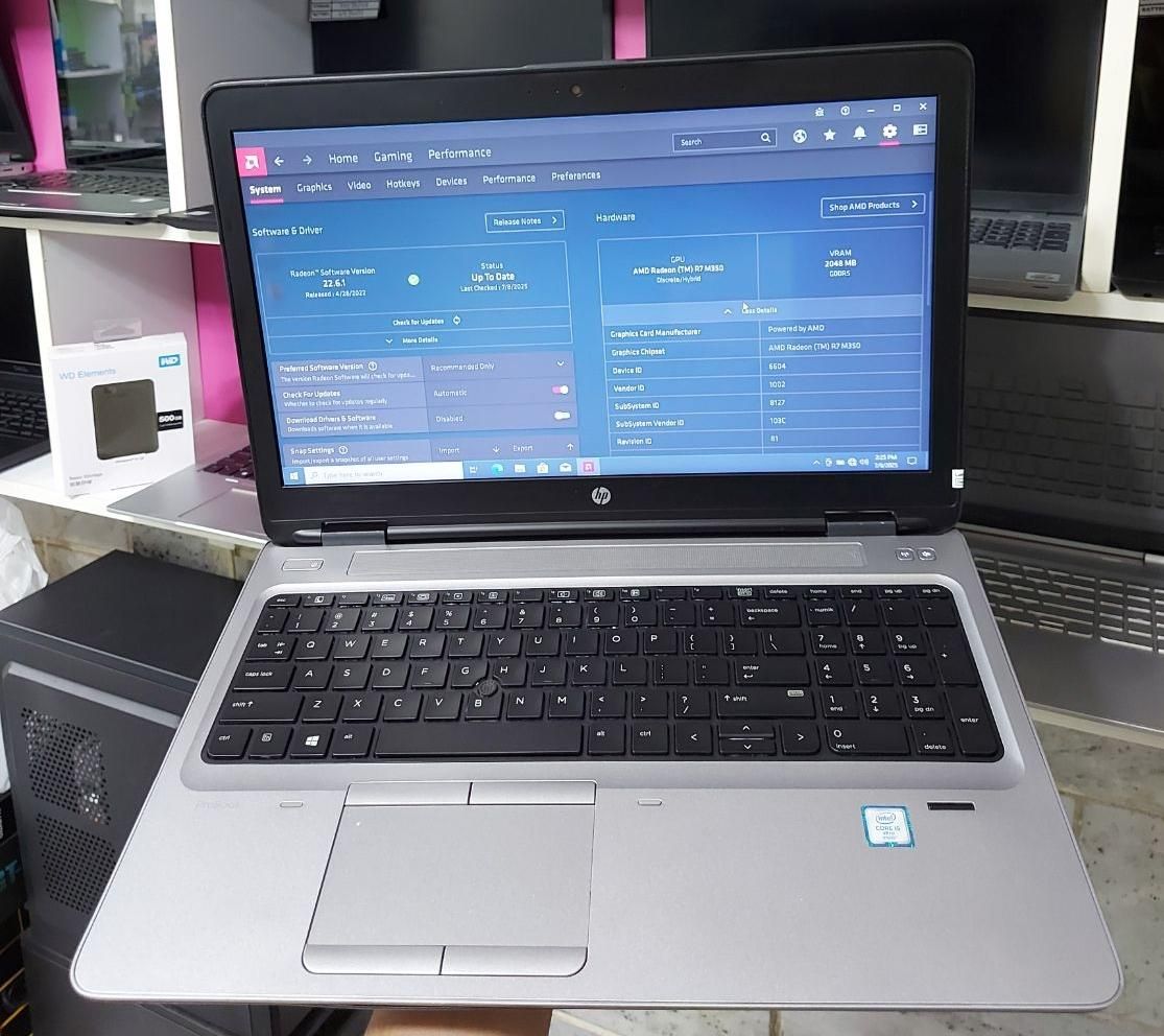 لپتاپ اچ پی رم۱۶ گرافیک مجزا گیمینگ SSD256 HP تمیز|رایانه همراه|کرج, حصارک بالا|دیوار