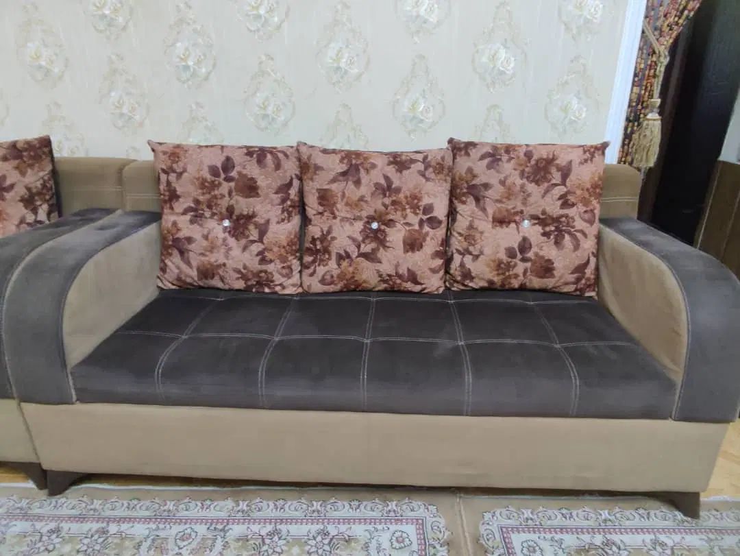 مبل هفت نفره چوب نراد|مبلمان خانگی و میز عسلی|رشت, خواهر امام|دیوار