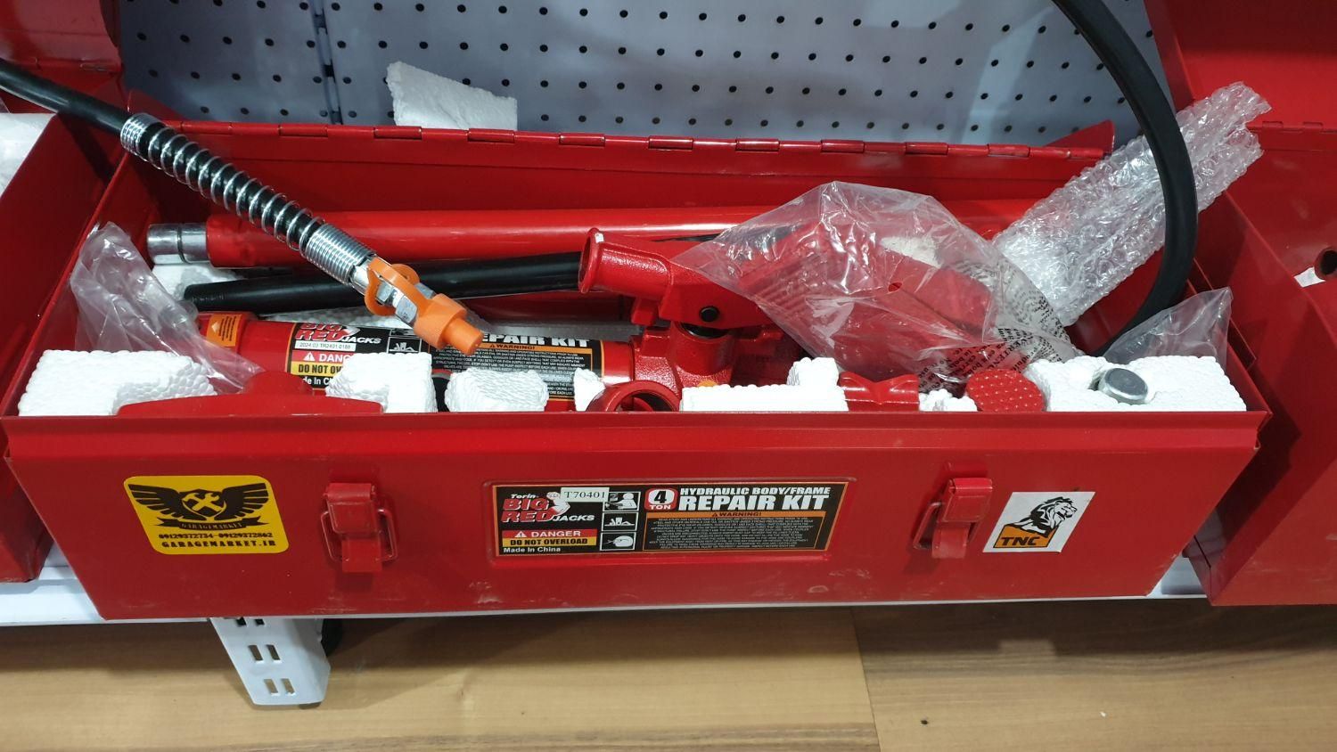 جک صافکاری 10 تن و 4 تن جعبه فلزی قرمز بیگ رد|عمدهفروشی|شیراز, ترمینال باربری|دیوار