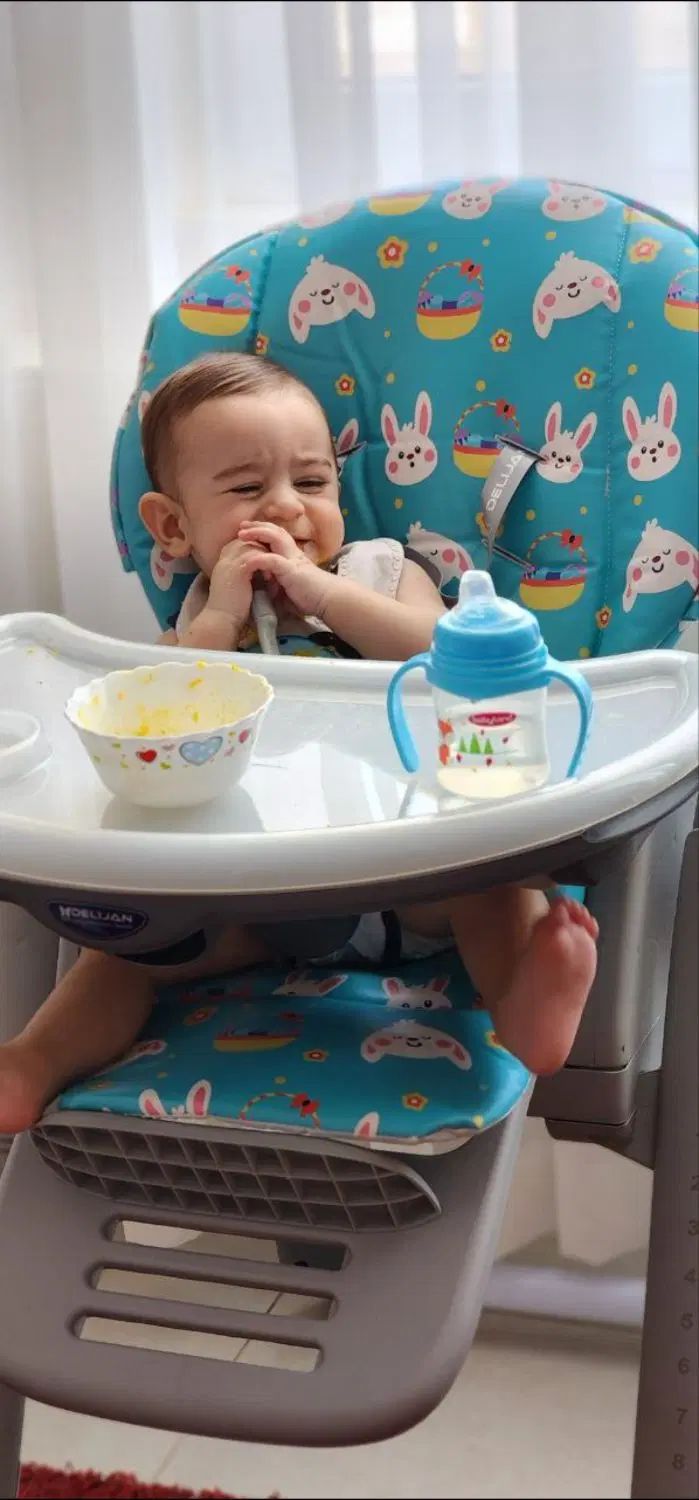 صندلی غذای  milano کاملا سالم میباشد تخفیف دارد|تخت و صندلی بچه|تهران, جنت‌آباد شمالی|دیوار