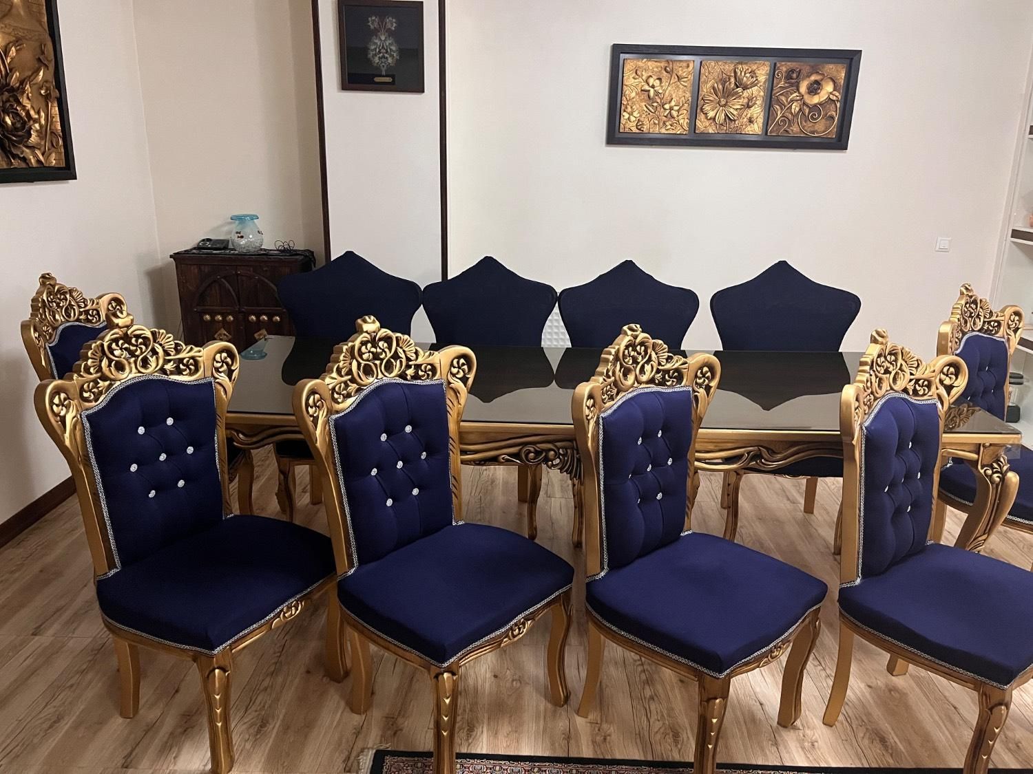 مبلمان سلطنتی با میز ناهارخوری|مبلمان خانگی و میز عسلی|فردیس, |دیوار