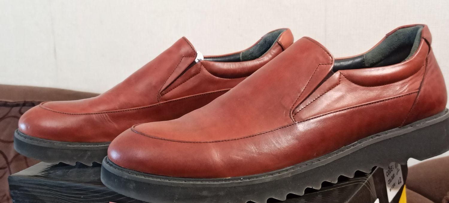 کفش مجلسی چرم اصل سایز ۴۴|کیف، کفش، کمربند|بابل, |دیوار