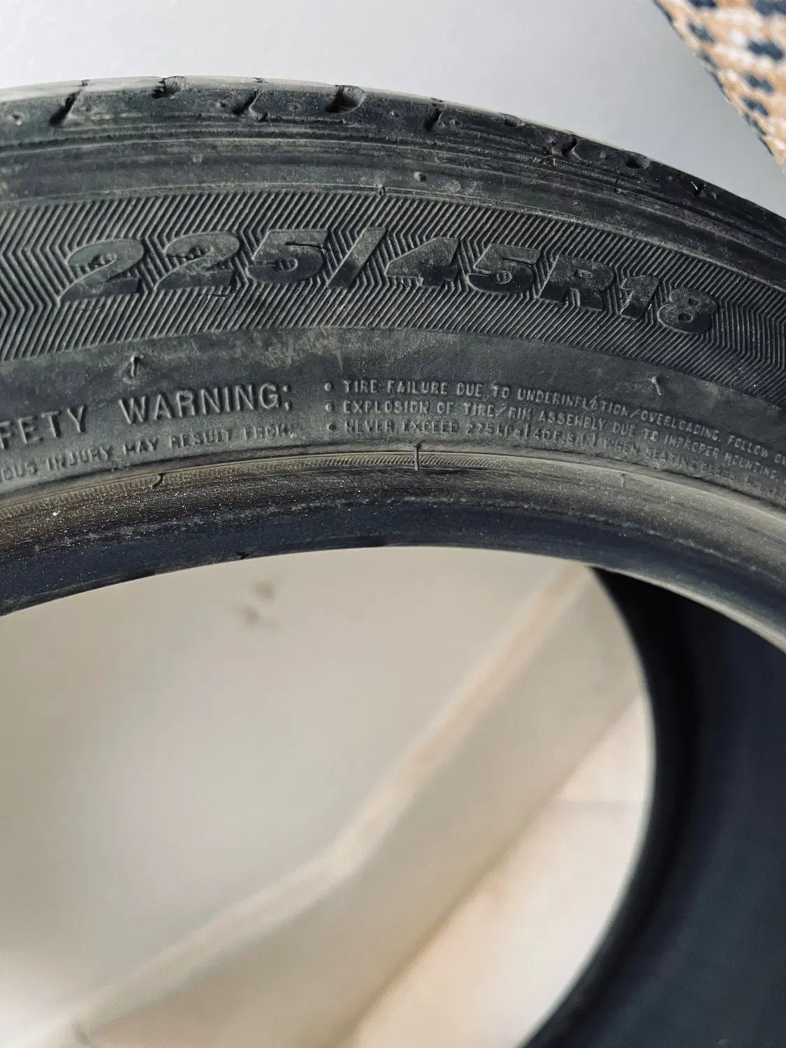 یک جفت لاستیک Kumho مدل 225/45R18|قطعات یدکی و لوازم جانبی|مشهد, هفت تیر (حافظ)|دیوار