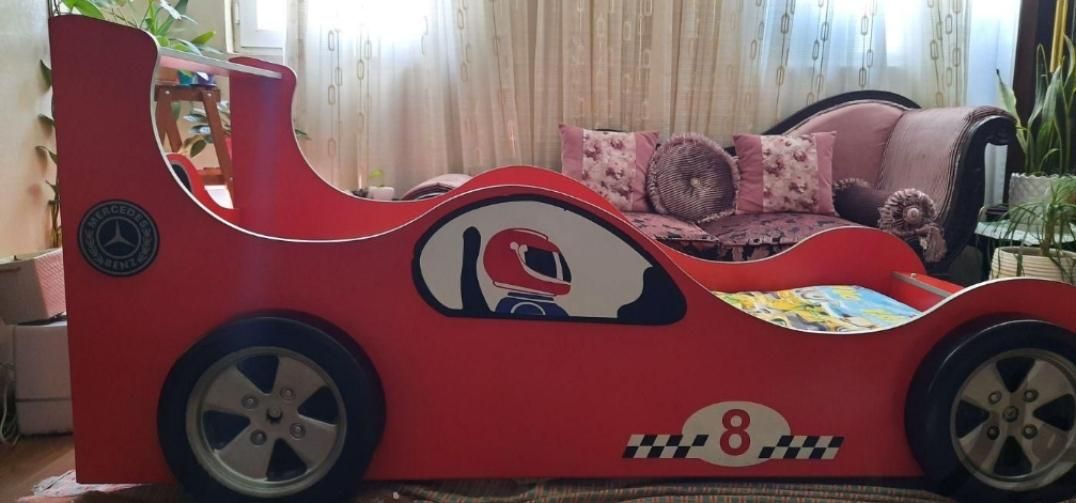 تخت نوجوان طرح ماشین|تخت و سرویس خواب|کرمان, |دیوار