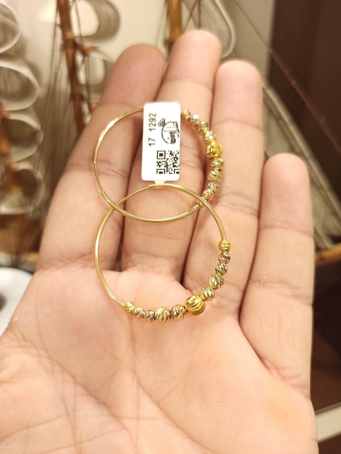 گوشواره حلقه ای برنارد|جواهرات|بندرعباس, |دیوار