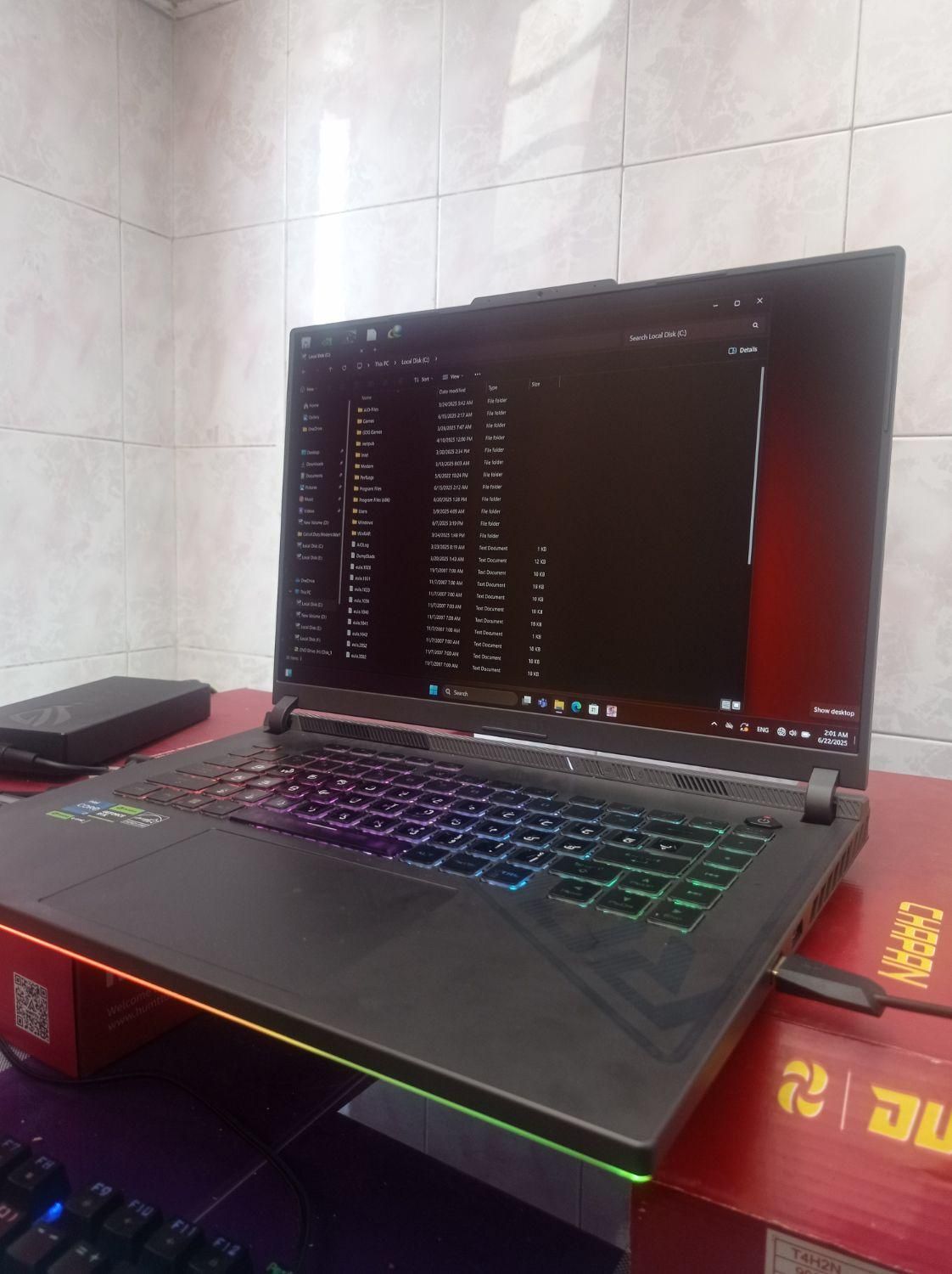 لپتاپ گیمینگ ایسوس asus rog strix g614jv با لوازم|رایانه همراه|تبریز, |دیوار