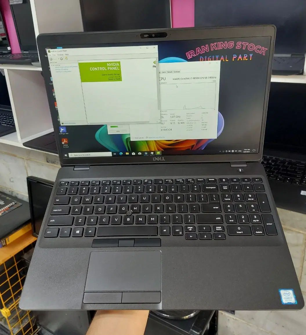 دل۱۲هسته DELL i7 RAM16 SSD256 گرافیک۴مجزا گیم رندر|رایانه همراه|کرج, گلشهر|دیوار